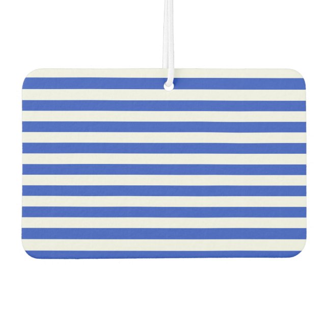 Royal Blue Combination Stripes by Shirley Taylor Autolufterfrischer (Vorderseite)