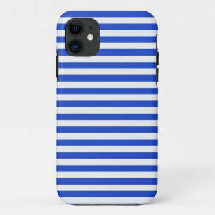 Royal Blue Combination Stripes by Shirley Taylor Case-Mate iPhone Hülle