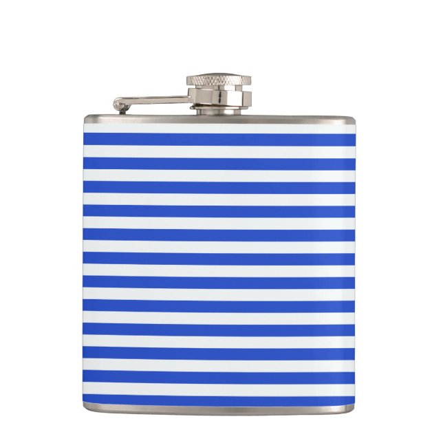 Royal Blue Combination Stripes by Shirley Taylor Flachmann (Vorderseite)