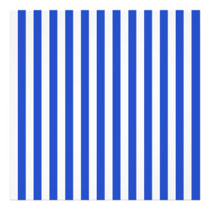 Royal Blue Combination Stripes by Shirley Taylor Fotodruck
