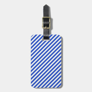 Royal Blue Combination Stripes by Shirley Taylor Gepäckanhänger