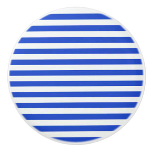 Royal Blue Combination Stripes by Shirley Taylor Keramikknauf