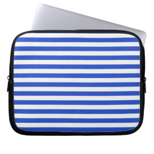 Royal Blue Combination Stripes by Shirley Taylor Laptopschutzhülle