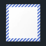 Royal Blue Combination Stripes by Shirley Taylor Notizblock<br><div class="desc">Royal Blue Combi Stripes Notizblock. Klicken Sie auf die Schaltfläche Anpassen, um Ihren Text hinzuzufügen. Bilder können gedreht oder neu formatiert werden. Bilder Copyright © Shirley Taylor. Alle Rechte vorbehalten.</div>