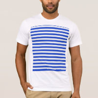 Royal Blue Combination Stripes by Shirley Taylor