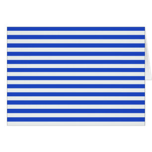 Royal Blue Combination Stripes par Shirley Taylor
