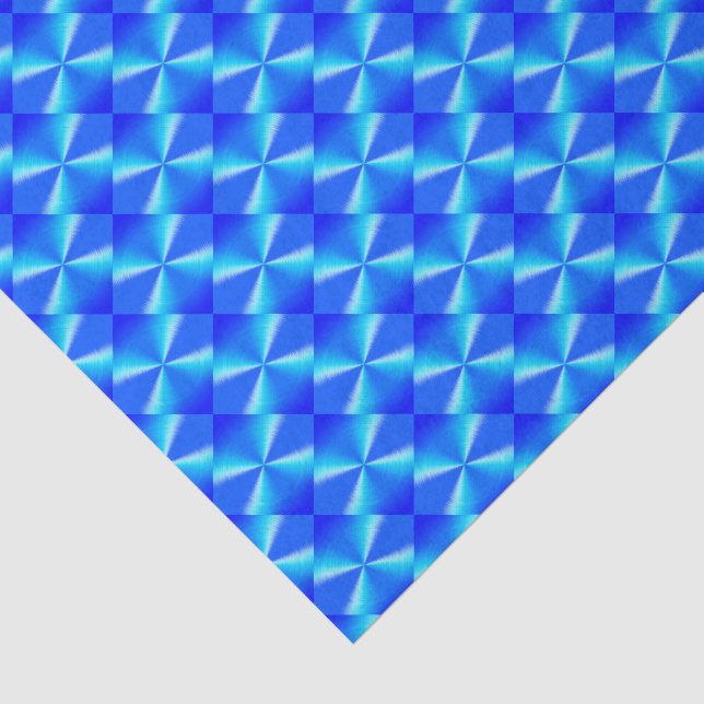 Royal Blue Diamond Pattern Seidenpapier (Ausschnitt)