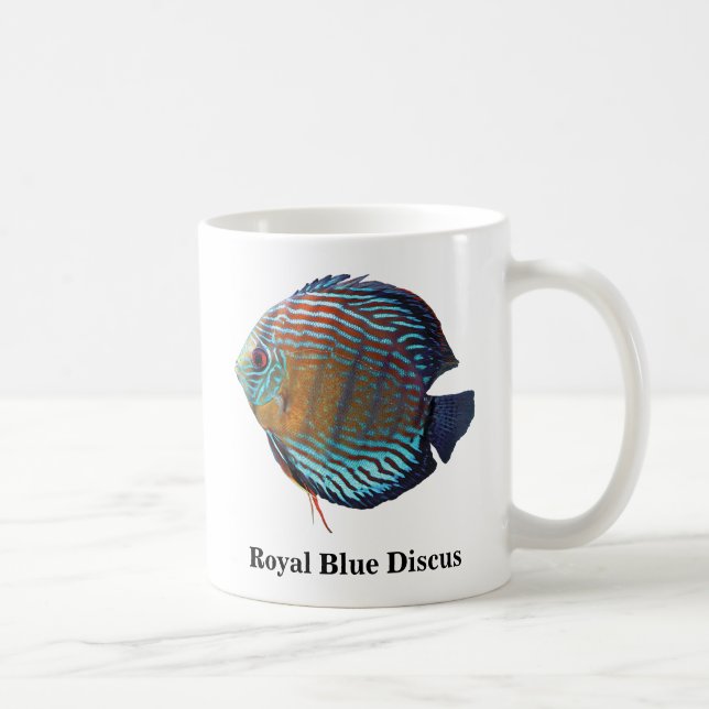 Royal Blue Discus Kaffeetasse (Rechts)