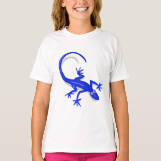 Royal Blue-Eidechsen-Shirt T-Shirt