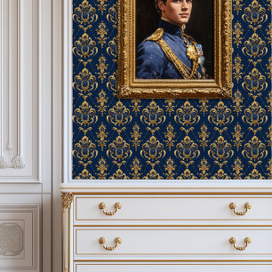 Royal Blue Elegance Princesscore Tapete