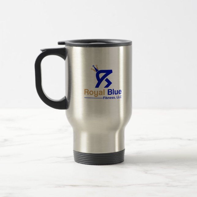 Royal Blue Fitness Water Flasche Reisebecher (Links)