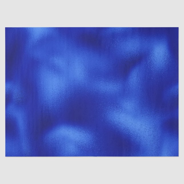 Royal Blue Foil Hanukkah Tissue Paper Seidenpapier (Vorderseite)