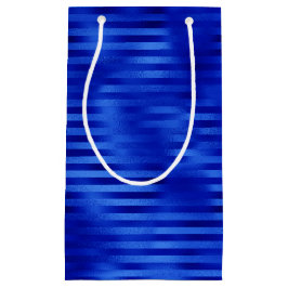Royal Blue Foil Striping Hanukkah Kleine Geschenktüte