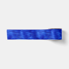 Royal Blue Foil Striping Hanukkah Satin Ribbon Satinband