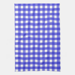 Royal Blue Gingham Geschirrtuch