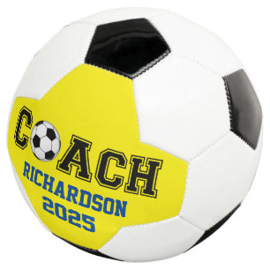 Royal Blue & Gold Fußball Basketball-Coach Danke,