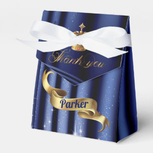 Royal Blue Gold Prinz Geburtstag Geschenkschachtel