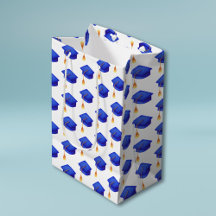 Royal Blue Graduation Cap High School Abschluss