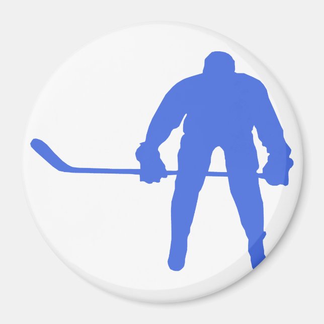 Royal Blue Hockey Magnet (Vorne)