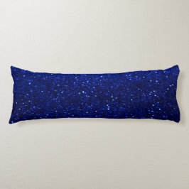 Royal Blue Imitats Glitzer Body Pillow Seitenschläferkissen
