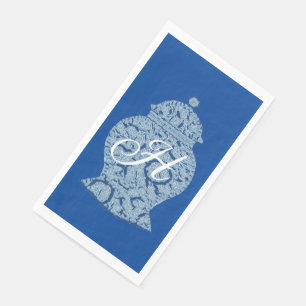 Royal Blue Jar Ginger Jars Mosaic Serviette
