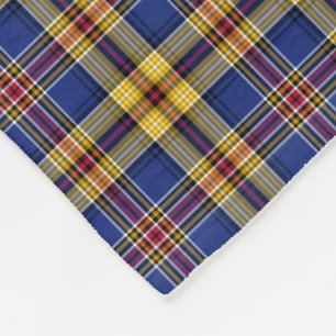 Royal Blue Kariert Murtagh Tartan Fleecedecke