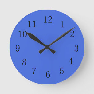 Royal Blue Kitchen Wall Clock Runde Wanduhr