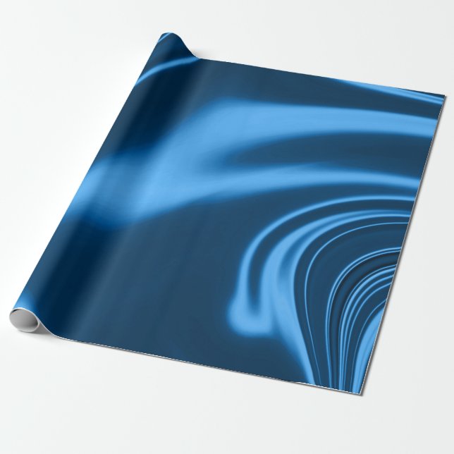 Royal Blue LuxY BIRTHDAY WEDDING WRAP Geschenkpapier (Ungerollt)