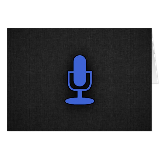 Royal Blue Microphone (Vorderseite (Horizontal))