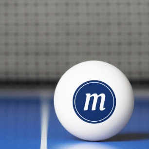 Royal Blue Monogram Personalisiert Pong Pong Balls Tischtennisball
