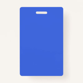Royal Blue Name Abzeichen Sleek und Minimal Design Ausweis