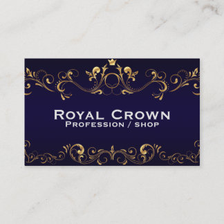 Royal blue Oceania, 3,54 Zoll x 2,165" Business Ca Visitenkarte