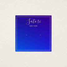 Royal Blue Ombre Signature Study Earring Display