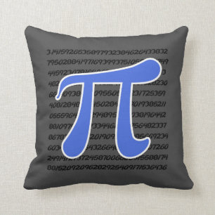 Royal Blue Pi Symbol Kissen