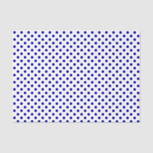 Royal Blue Polka Dot Weißbuch Seidenpapier