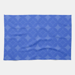 Royal Blue Shippo Muster Geschirrtuch