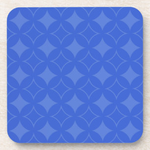 Royal Blue Shippo Muster Getränkeuntersetzer