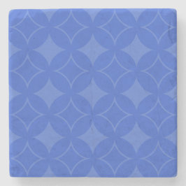 Royal Blue Shippo Muster Steinuntersetzer