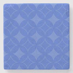Royal Blue Shippo Muster Steinuntersetzer