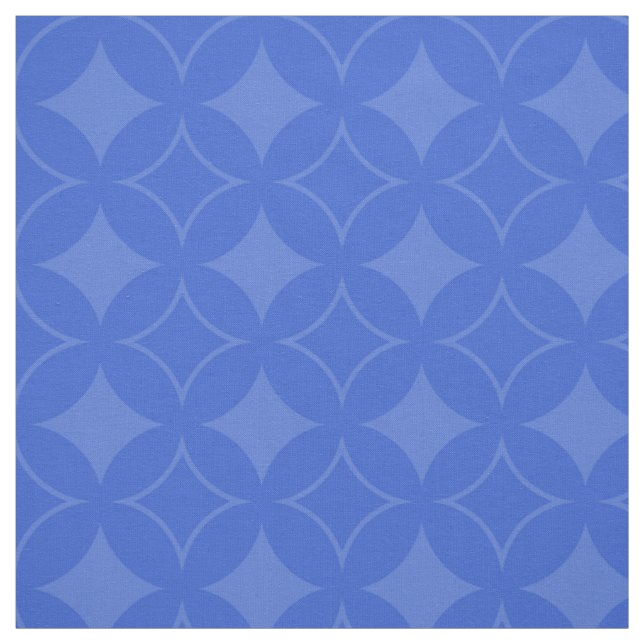 Royal Blue Shippo Muster Stoff (Muster)