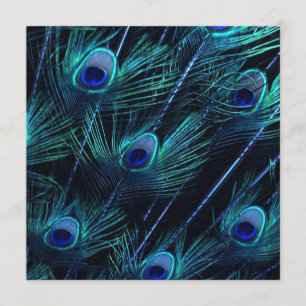 Royal Blue Silver Royal Indian Peacock Wedding Einladung