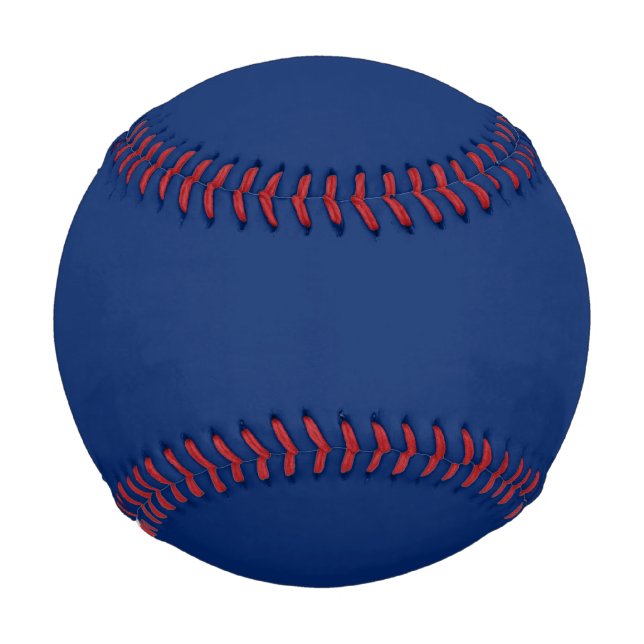 Royal Blue Solid Color Baseball (Vorderseite)