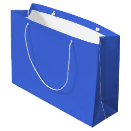 Royal Blue Solid Color | Classic | elegant Große Geschenktüte