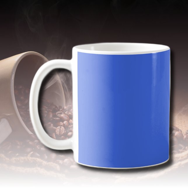 Royal Blue Solid Color | Classic | elegant Kaffeetasse (Von Creator hochgeladen)