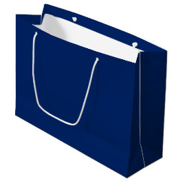 Royal Blue Solid Color Große Geschenktüte