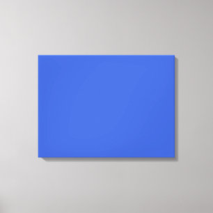 Royal Blue Solid Color Leinwanddruck
