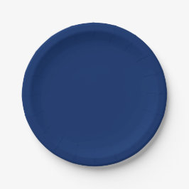 Royal Blue Solid Color Pappteller