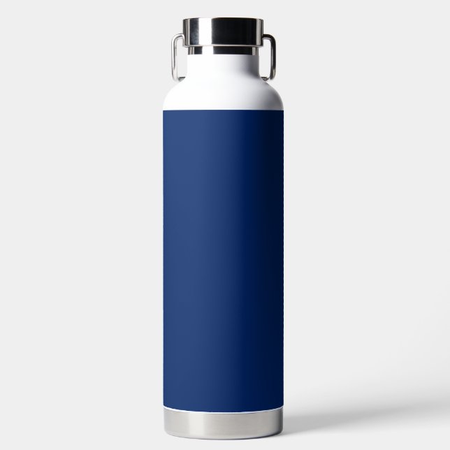 Royal Blue Solid Color Trinkflasche (Vorderseite)