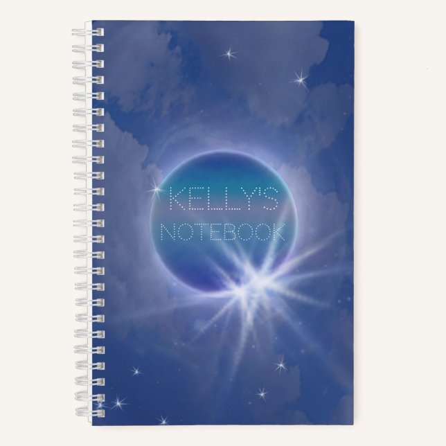 Royal Blue Star Notizbuch (Vorderseite)