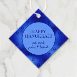 Royal Blue Star von David Hanukkah Personalisiert Geschenkanhänger
